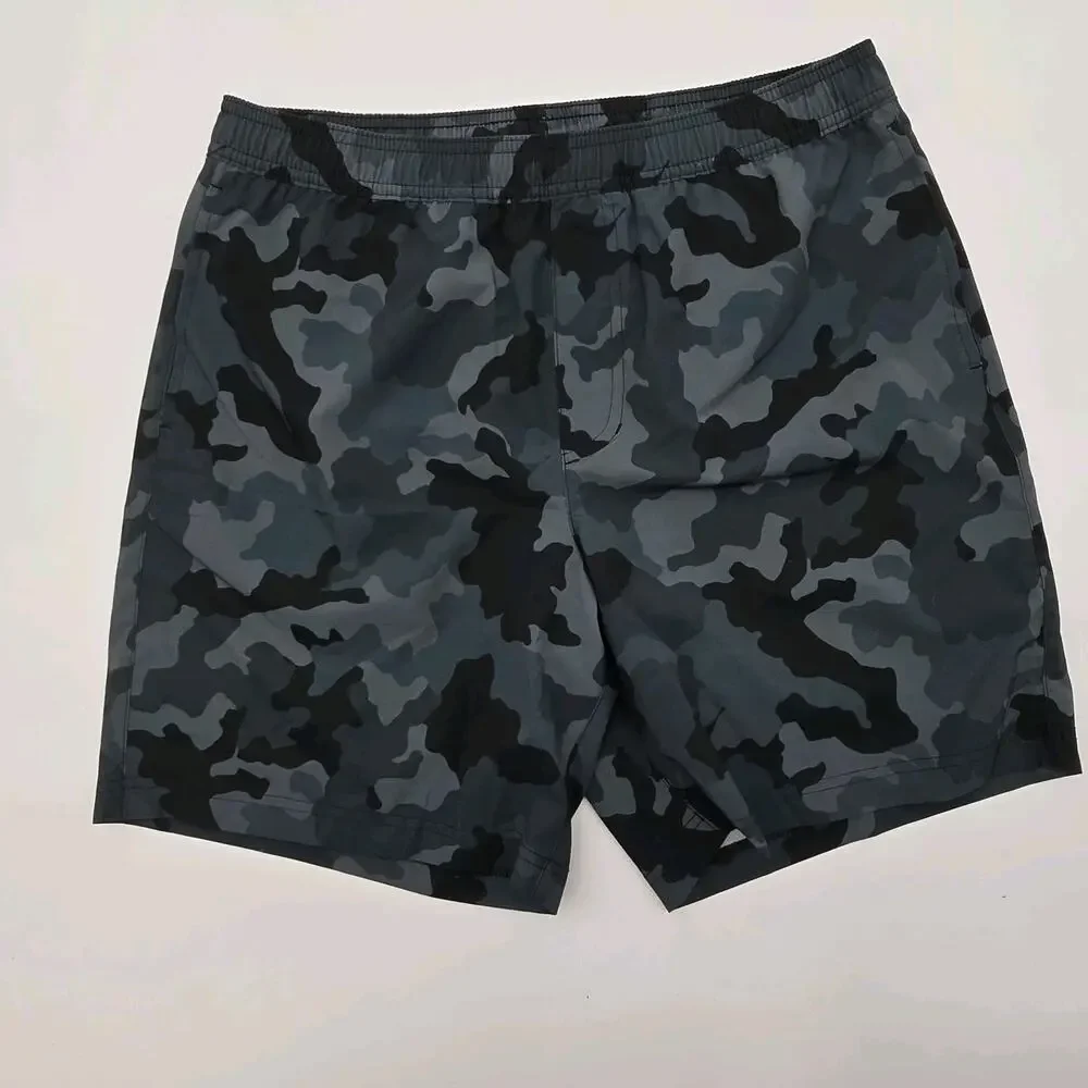 Chubbies Shorts Mens Black Camo Boxer Lined Athlounger Neon Glows